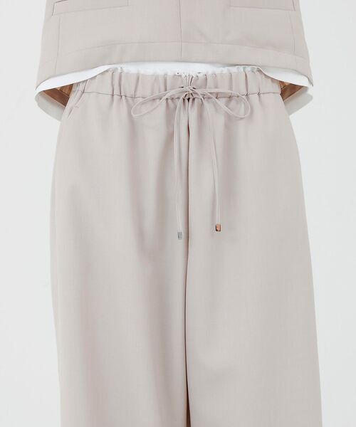 qualite / カリテ パンツ | 【接触冷感＆防シワ】ウールライクイージーパンツ/セットアップ対応 | 詳細9