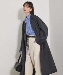 qualite / カリテ アウター | 【毛玉になりにくい】ダブルフェイスチェスターコート