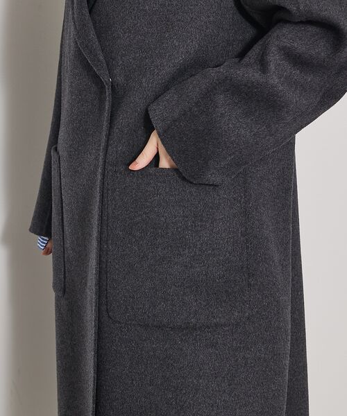 qualite / カリテ アウター | 【毛玉になりにくい】ダブルフェイスチェスターコート | 詳細14