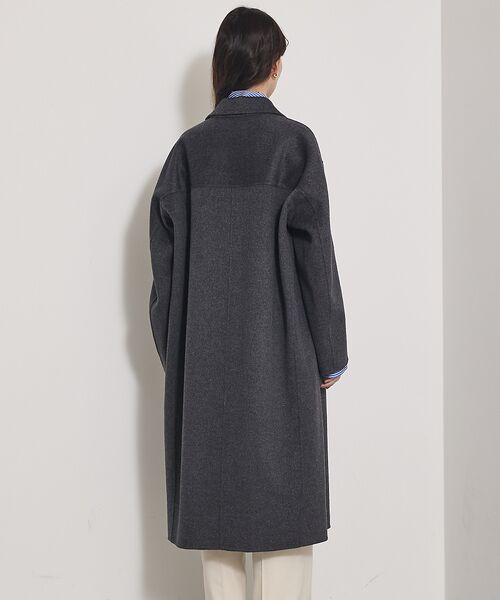 qualite / カリテ アウター | 【毛玉になりにくい】ダブルフェイスチェスターコート | 詳細10