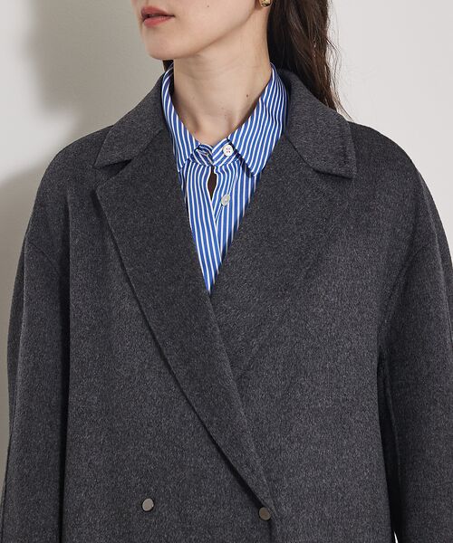 qualite / カリテ アウター | 【毛玉になりにくい】ダブルフェイスチェスターコート | 詳細12