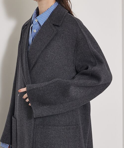 qualite / カリテ アウター | 【毛玉になりにくい】ダブルフェイスチェスターコート | 詳細13