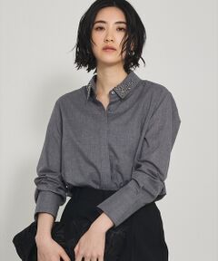 qualite / カリテ シャツ・ブラウス | 【襟取り外し可能】ビーディングカラーシャツ