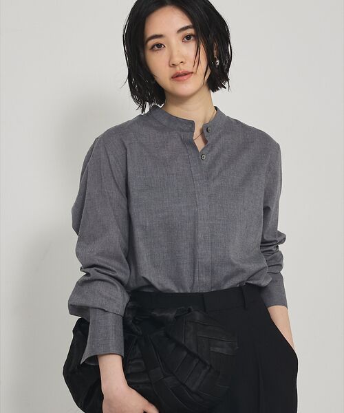qualite / カリテ シャツ・ブラウス | 【襟取り外し可能】ビーディングカラーシャツ | 詳細3