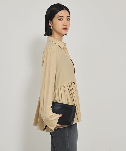 qualite / カリテ シャツ・ブラウス | ギャザータック切り替えシャツ | 詳細3