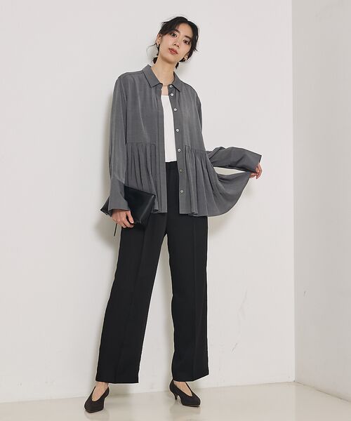 qualite / カリテ シャツ・ブラウス | ギャザータック切り替えシャツ | 詳細5