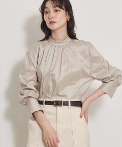qualite / カリテ シャツ・ブラウス | 【Can Cam掲載】タフタボウタイブラウス/ボウタイ取り外し可能