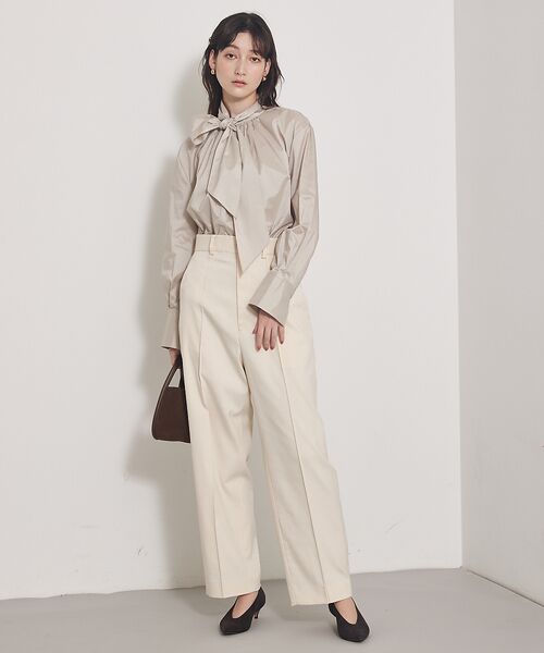 qualite / カリテ シャツ・ブラウス | 【Can Cam掲載】タフタボウタイブラウス/ボウタイ取り外し可能 | 詳細8