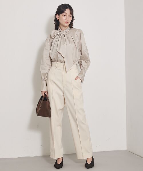 qualite / カリテ シャツ・ブラウス | 【Can Cam掲載】タフタボウタイブラウス/ボウタイ取り外し可能 | 詳細18