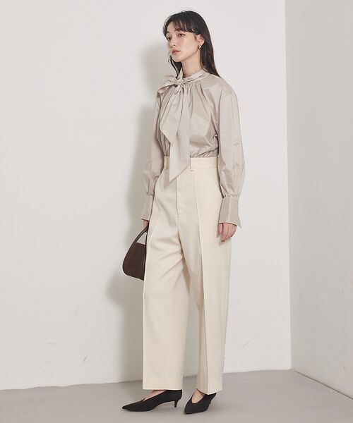 qualite / カリテ シャツ・ブラウス | 【Can Cam掲載】タフタボウタイブラウス/ボウタイ取り外し可能 | 詳細19