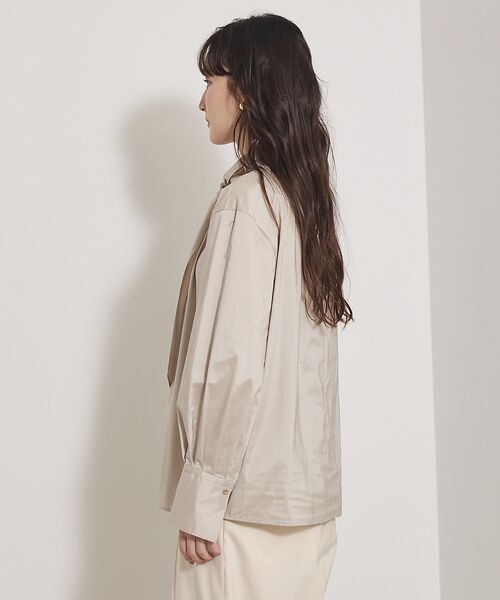 qualite / カリテ シャツ・ブラウス | 【Can Cam掲載】タフタボウタイブラウス/ボウタイ取り外し可能 | 詳細10