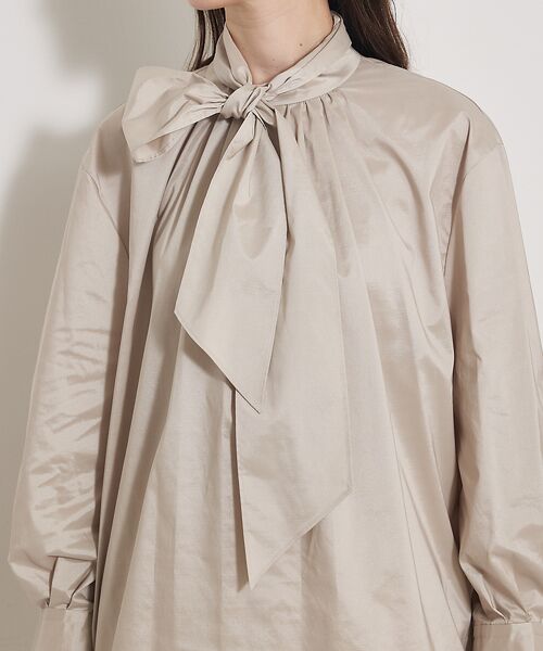 qualite / カリテ シャツ・ブラウス | 【Can Cam掲載】タフタボウタイブラウス/ボウタイ取り外し可能 | 詳細12
