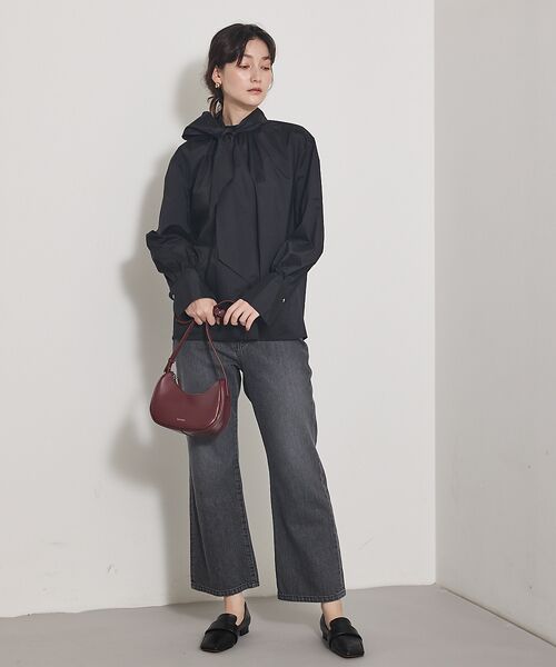 qualite / カリテ シャツ・ブラウス | 【Can Cam掲載】タフタボウタイブラウス/ボウタイ取り外し可能 | 詳細24