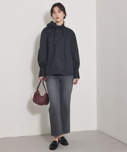 qualite / カリテ シャツ・ブラウス | 【Can Cam掲載】タフタボウタイブラウス/ボウタイ取り外し可能 | 詳細25