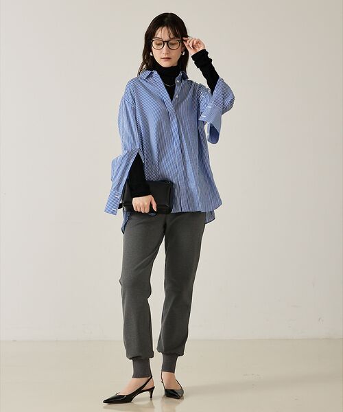 qualite / カリテ シャツ・ブラウス | 袖スリットレギュラーシャツ | 詳細15