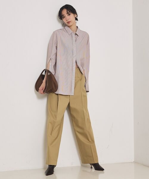 qualite / カリテ シャツ・ブラウス | 袖スリットレギュラーシャツ | 詳細20