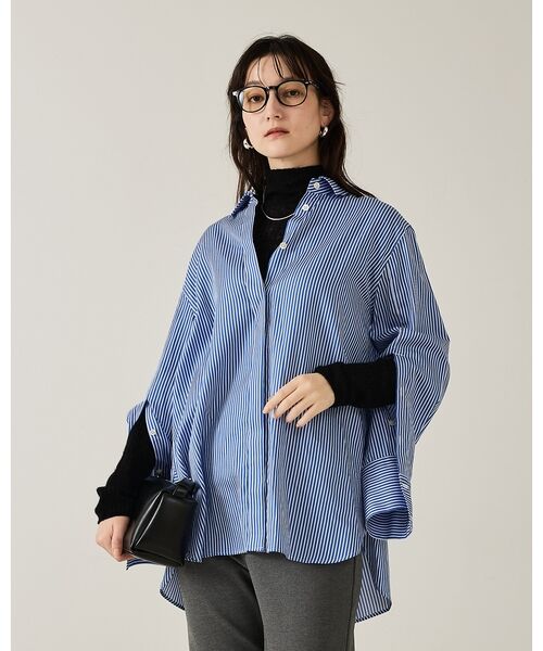 qualite / カリテ シャツ・ブラウス | 袖スリットレギュラーシャツ | 詳細25