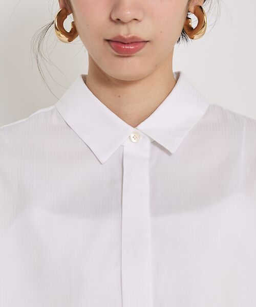 qualite / カリテ シャツ・ブラウス | 袖スリットレギュラーシャツ | 詳細5