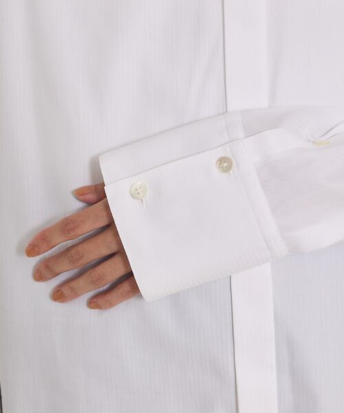 qualite / カリテ シャツ・ブラウス | 袖スリットレギュラーシャツ | 詳細8