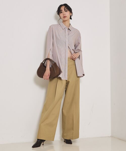 qualite / カリテ シャツ・ブラウス | 袖スリットレギュラーシャツ | 詳細19