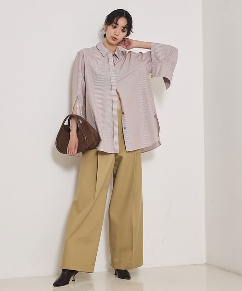 qualite / カリテ シャツ・ブラウス | 袖スリットレギュラーシャツ | 詳細21