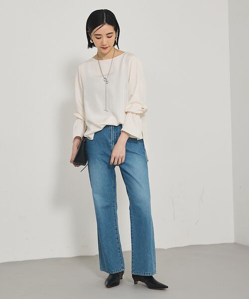 qualite / カリテ シャツ・ブラウス | ブライトツイルベルブラウス | 詳細1