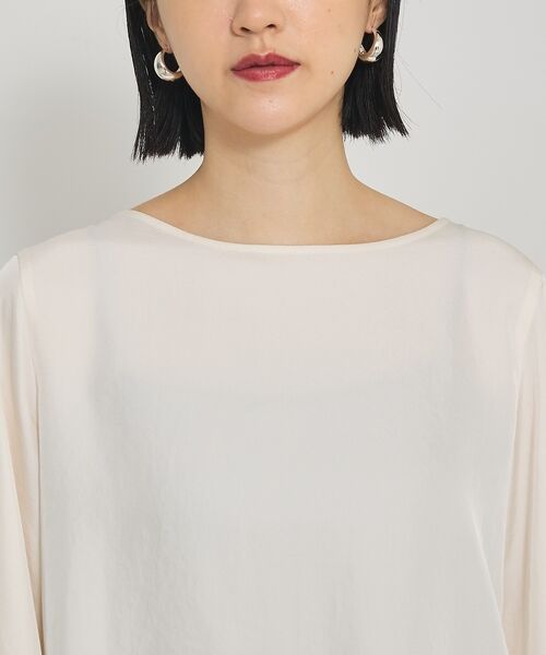 qualite / カリテ シャツ・ブラウス | ブライトツイルベルブラウス | 詳細13