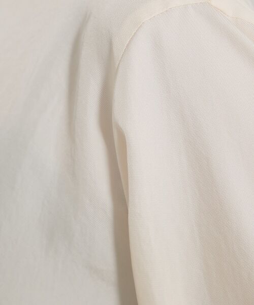 qualite / カリテ シャツ・ブラウス | ブライトツイルベルブラウス | 詳細16