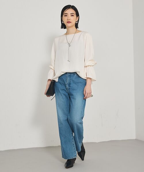 qualite / カリテ シャツ・ブラウス | ブライトツイルベルブラウス | 詳細2