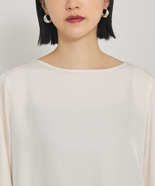 qualite / カリテ シャツ・ブラウス | ブライトツイルベルブラウス | 詳細7