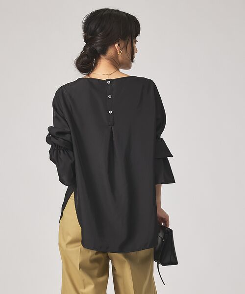 qualite / カリテ シャツ・ブラウス | ブライトツイルベルブラウス | 詳細13