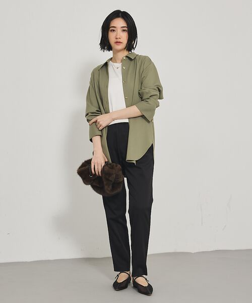 qualite / カリテ シャツ・ブラウス | ソフトサキソニー2WAYシャツ | 詳細16