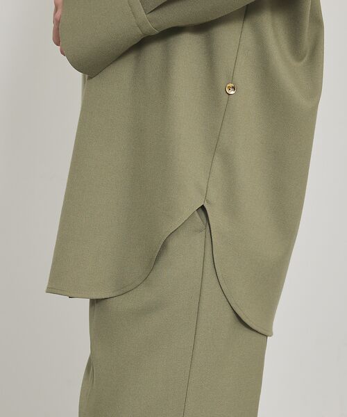 qualite / カリテ シャツ・ブラウス | ソフトサキソニー2WAYシャツ | 詳細22