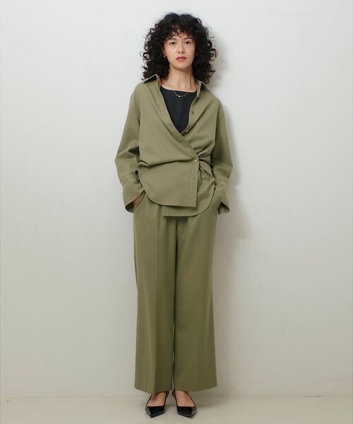 qualite / カリテ シャツ・ブラウス | ソフトサキソニー2WAYシャツ | 詳細7