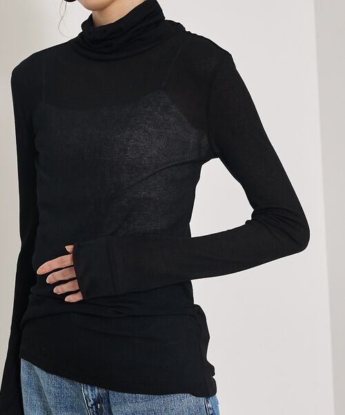 qualite / カリテ Tシャツ | シアーテレコプルオーバー | 詳細12