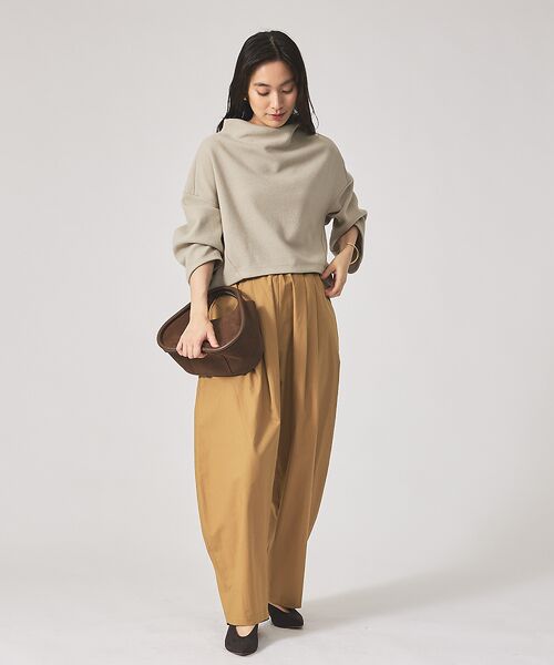 qualite / カリテ Tシャツ | ブークレーボトルネックカットソー | 詳細1