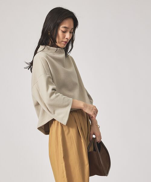 qualite / カリテ Tシャツ | ブークレーボトルネックカットソー | 詳細12