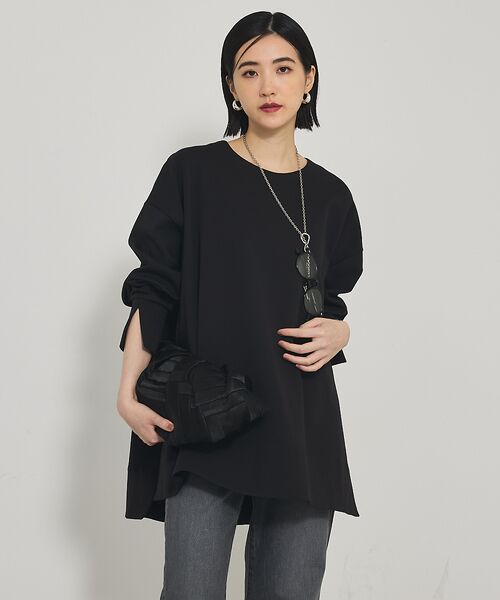 qualite / カリテ Tシャツ | 【大人の上品な抜け感】ツイルダンボールプルオーバー | 詳細5