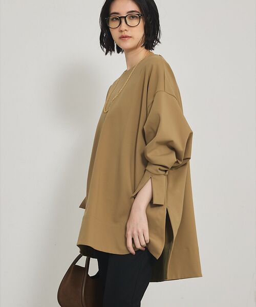 qualite / カリテ Tシャツ | 【大人の上品な抜け感】ツイルダンボールプルオーバー | 詳細13