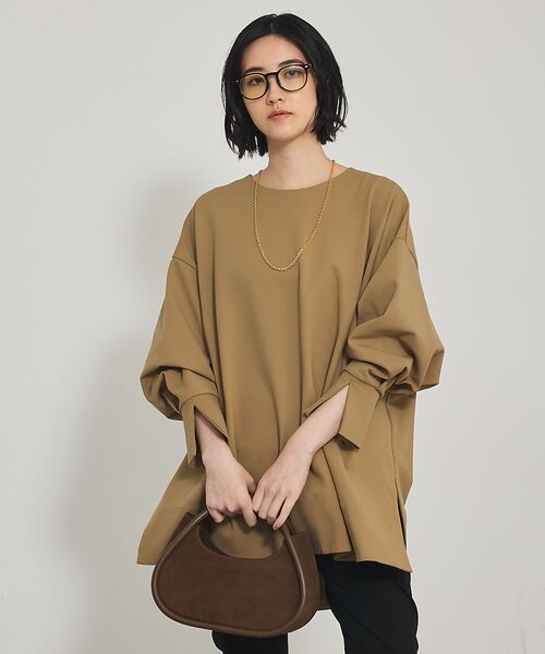 qualite / カリテ Tシャツ | 【大人の上品な抜け感】ツイルダンボールプルオーバー | 詳細14