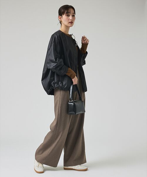 qualite / カリテ ブルゾン | レザーライクブルゾン | 詳細1