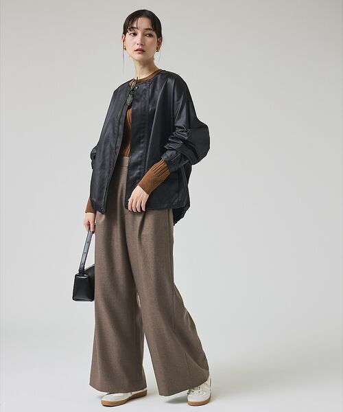 qualite / カリテ ブルゾン | レザーライクブルゾン | 詳細19