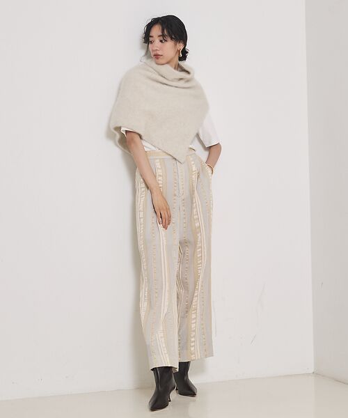 qualite / カリテ トップス | フォックスカシミアスヌード | 詳細11