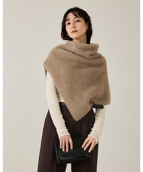 qualite / カリテ トップス | フォックスカシミアスヌード | 詳細4