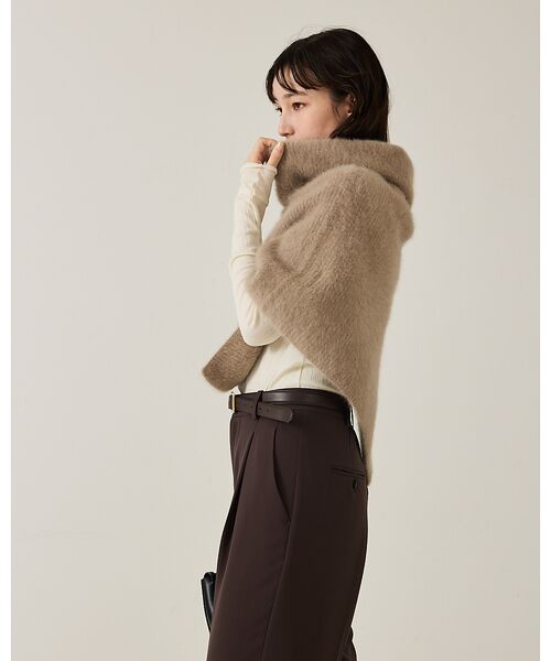 qualite / カリテ トップス | フォックスカシミアスヌード | 詳細5