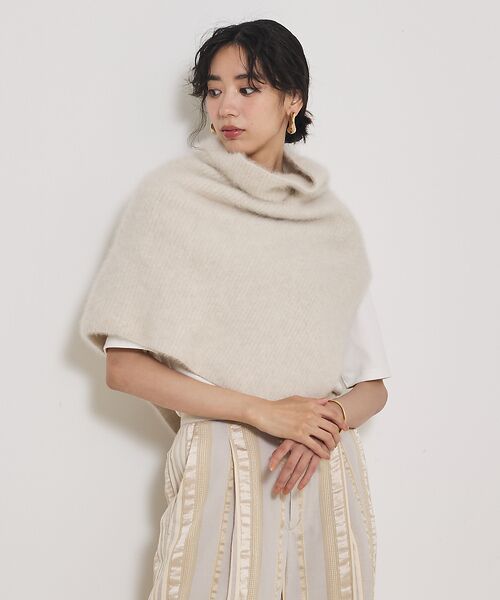 qualite / カリテ トップス | フォックスカシミアスヌード | 詳細9