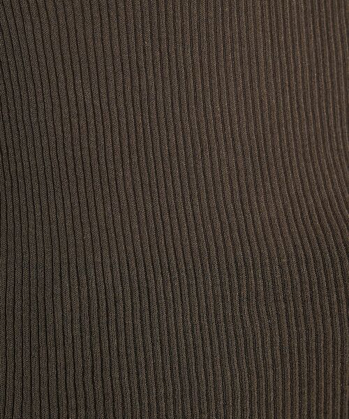 qualite / カリテ Tシャツ | ヘンリーネックシアーリブニット | 詳細14