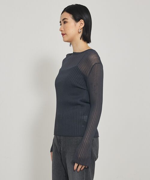 qualite / カリテ ニット・セーター | 【Oggi掲載】ワイドリブシアースヌードニット/スヌード取り外し可能 | 詳細12