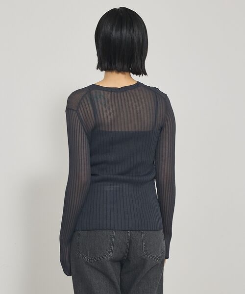 qualite / カリテ ニット・セーター | 【Oggi掲載】ワイドリブシアースヌードニット/スヌード取り外し可能 | 詳細13