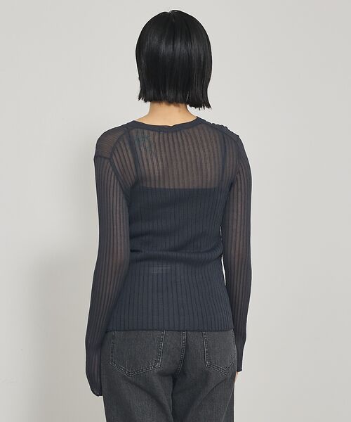 qualite / カリテ ニット・セーター | 【Oggi掲載】ワイドリブシアースヌードニット/スヌード取り外し可能 | 詳細18